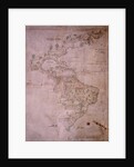 Map of the New World, c.1532 by Anonymous