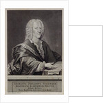 Portrait of Georg Philipp Telemann by Georg Lichtensteger