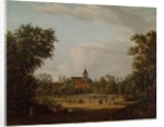 View of the village church, Pankow, 1835 by Jean Bartheleney Pascal