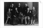 Wilhelm Liebknecht and his family by German Photographer