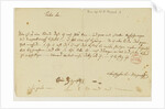 Letter from Mozart to a freemason, January 1786 by Wolfgang Amadeus Mozart
