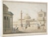 Capitol, set for 'La clemeza di Tito' designed by Beuther, 1815 by German School