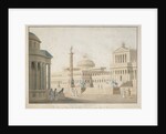 Capitol, set for 'La clemeza di Tito' designed by Beuther, 1815 by German School