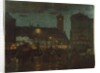 Alexander Square, Berlin, at night, 1895 by Karl Langhammer