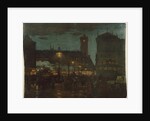 Alexander Square, Berlin, at night, 1895 by Karl Langhammer