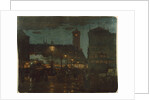 Alexander Square, Berlin, at night, 1895 by Karl Langhammer