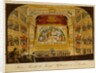 The interior of the royal theatre at Dresden, c.1845 by J.C.A. Richter
