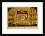 The interior of the royal theatre at Dresden, c.1845 by J.C.A. Richter