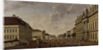 View of the armory and Unter den Linden Street, 1786 by Carl Traugott Fechhelm