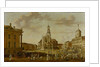 The Alter Markt with the Church of St. Nicholas and the Town Hall, 1771 by German School