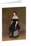 Female portrait by Gerard ter Borch or Terborch