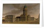The Gendarmenmarkt with the French Playhouse and French Dom, Berlin, 1788 by Karl Friedrich Fechhelm