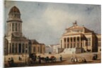 The Royal Theatre and the New Church, 1833 by German School