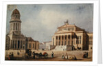 The Royal Theatre and the New Church, 1833 by German School