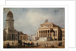 The Royal Theatre and the New Church, 1833 by German School