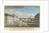 View of the Hackescher Markt and the Church of St. Mary, Berlin by School German