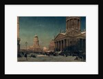 Gendarmenmarkt in Winter, 1857 by Eduard Gartner