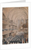 The inauguration of the city councillors in the Church of St. Nicholas, 1808 by F.A. Calau
