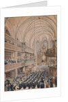 The inauguration of the city councillors in the Church of St. Nicholas, 1808 by F.A. Calau