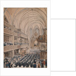 The inauguration of the city councillors in the Church of St. Nicholas, 1808 by F.A. Calau