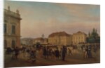 Parade before the royal palace, 1839 by Wilhelm Bruecke