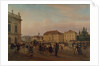 Parade before the royal palace, 1839 by Wilhelm Bruecke