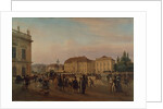 Parade before the royal palace, 1839 by Wilhelm Bruecke