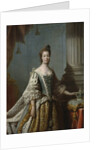 Charlotte Sophia of Mecklenburg-Strelitz, 1762 by Allan (studio of) Ramsay