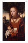 Young mother with child by Lucas the Elder Cranach