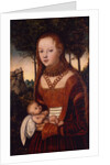 Young mother with child by Lucas the Elder Cranach
