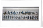 The return of the defeated French army from Russia in 1813 by German School