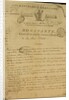 Instructions to soldiers issued by Napoleon as General of the Italian Army, 20th May 1796 by French School