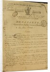 Instructions to soldiers issued by Napoleon as General of the Italian Army, 20th May 1796 by French School