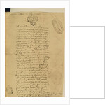 Napoleon's Birth Certificate, 1769 by French School
