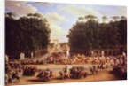 The Entry of Napoleon and Marie-Louise into the Tuileries Gardens on the Day of their Wedding, 2nd April 1810 by Etienne-Barthelemy Garnier