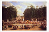 The Entry of Napoleon and Marie-Louise into the Tuileries Gardens on the Day of their Wedding, 2nd April 1810 by Etienne-Barthelemy Garnier