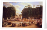 The Entry of Napoleon and Marie-Louise into the Tuileries Gardens on the Day of their Wedding, 2nd April 1810 by Etienne-Barthelemy Garnier