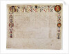 A petition from the German banking family Fugger to Pope Alexander VI by German School