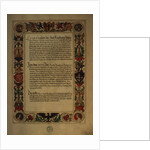 Page from the 'Geheim Ehrenbuch des Fuggerschen Geschlechts' by School German