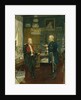 Bismarck with Emperor Wilhelm I in a room in the Unter den Linden palace, Berlin by Konrad Siemenroth