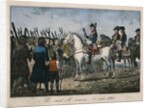 Frederick the Great with the farmers by German School