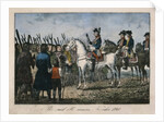 Frederick the Great with the farmers by German School