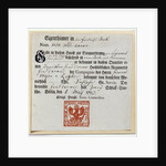 Billeting voucher, 1759 by German School