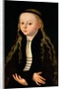 Portrait of a girl, possibly Martin Luther's daughter Magdalena, after Lucas Cranach, Senior, c. 1520 by Anonymous Anonymous