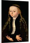 Portrait of a girl, possibly Martin Luther's daughter Magdalena, after Lucas Cranach, Senior, c. 1520 by Anonymous Anonymous