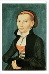 Katharina von Bora, future wife of Martin Luther, 1526 by Lucas the Elder Cranach