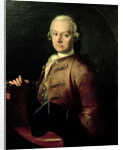 Johann Georg Leopold Mozart, father of Wolfgang Amadeus, 1765 by Peter Anton Lorenzoni