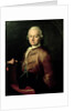 Johann Georg Leopold Mozart, father of Wolfgang Amadeus, 1765 by Peter Anton Lorenzoni