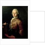 Johann Georg Leopold Mozart, father of Wolfgang Amadeus, 1765 by Peter Anton Lorenzoni