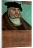 Friedrich III, the Wise, Elector of Saxony by Lucas the Elder Cranach